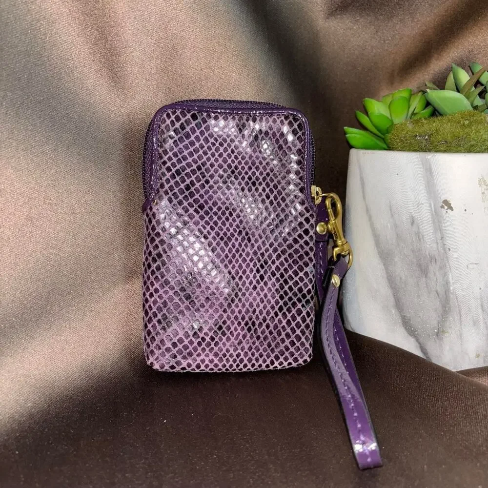 Coach purple snake